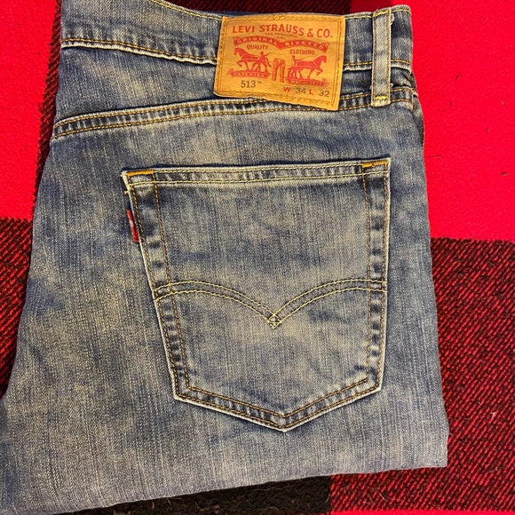 Men’s Levi’s 513 Slim Straight Jeans - Picture 4 of 4